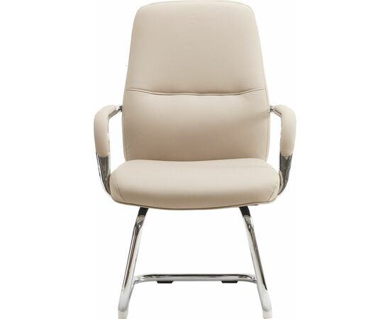 Кресло для посетителей Everprof Vesta CF Экокожа Бежевый, изображение 2 | Интернет магазин мебели и декора LifeDekor