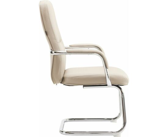 Кресло для посетителей Everprof Vesta CF Экокожа Бежевый, изображение 3 | Интернет магазин мебели и декора LifeDekor