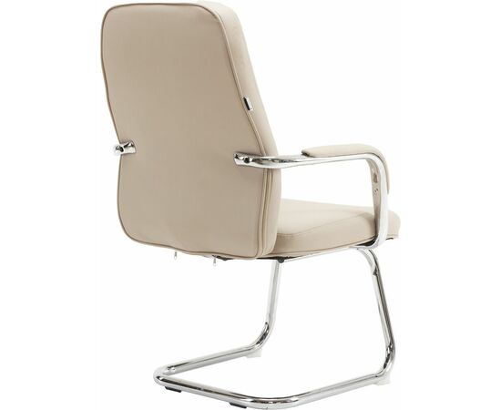Кресло для посетителей Everprof Vesta CF Экокожа Бежевый, изображение 4 | Интернет магазин мебели и декора LifeDekor