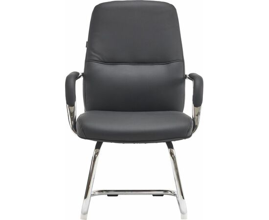 Кресло для посетителей Everprof Vesta CF Экокожа Черный, изображение 2 | Интернет магазин мебели и декора LifeDekor