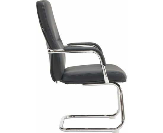 Кресло для посетителей Everprof Vesta CF Экокожа Черный, изображение 3 | Интернет магазин мебели и декора LifeDekor