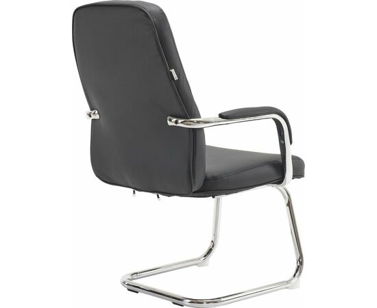 Кресло для посетителей Everprof Vesta CF Экокожа Черный, изображение 4 | Интернет магазин мебели и декора LifeDekor