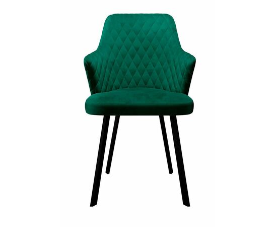 Стул DikLine 345 K13 изумруд, ножки черные, изображение 2 | Интернет магазин мебели и декора LifeDekor