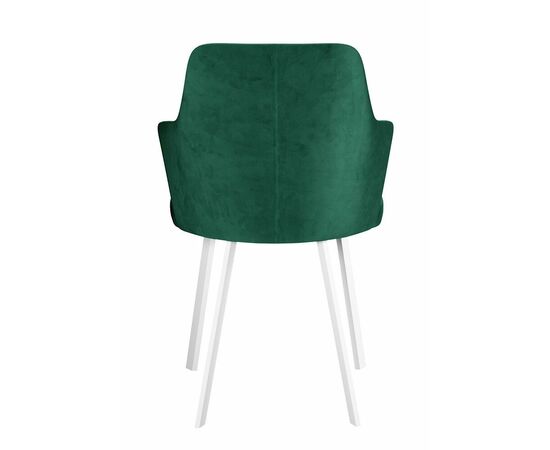 Стул DikLine 345 K13 изумруд, ножки белые, изображение 5 | Интернет магазин мебели и декора LifeDekor
