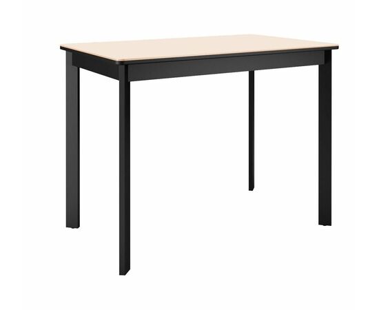 Стол DikLine LK90 Керамика Krater Perla (бежевый матовый) /подстолье черное/опоры черные | Интернет магазин мебели и декора LifeDekor