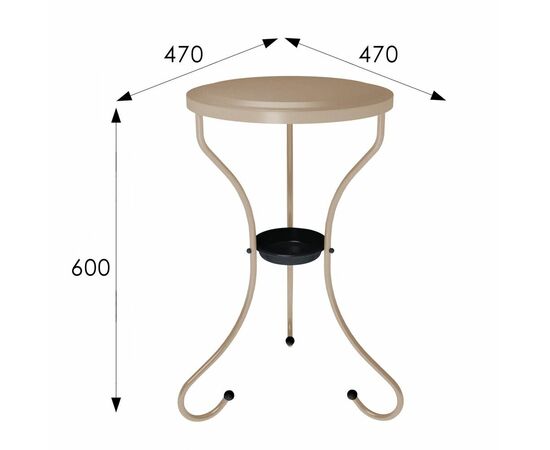 Столик журнальный SHT-CT10-1 капучино, изображение 4 | Интернет магазин мебели и декора LifeDekor