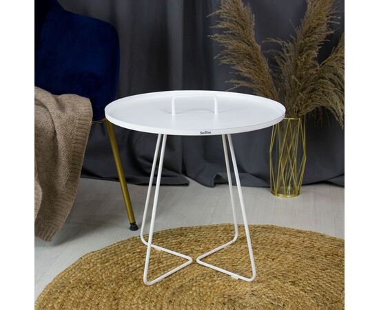 Столик журнальный SHT-CT42 белый муар, изображение 8 | Интернет магазин мебели и декора LifeDekor