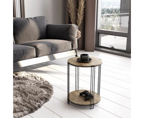 Столик кофейный SHT-CT33 черный муар/светлый орех, изображение 8 | Интернет магазин мебели и декора LifeDekor