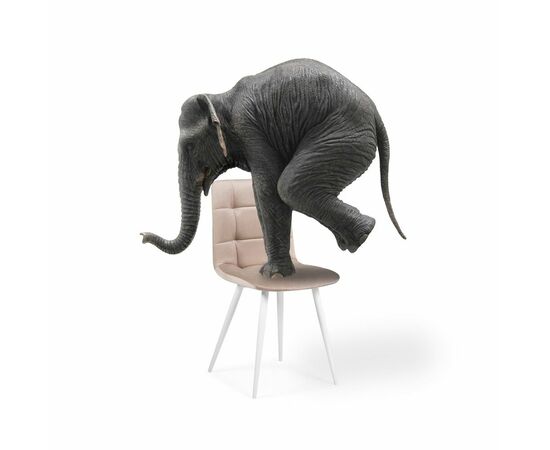 Стул на металлокаркасе Чилли К бежевый velutto 05 / черный, изображение 3 | Интернет магазин мебели и декора LifeDekor