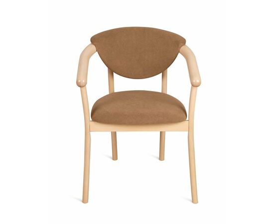 Кресло венское "Виенна" (беленый дуб/коричневый М08) | Интернет магазин мебели и декора LifeDekor