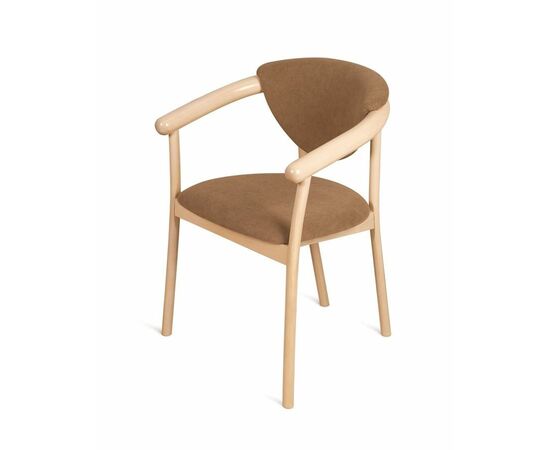 Кресло венское "Виенна" (беленый дуб/коричневый М08), изображение 2 | Интернет магазин мебели и декора LifeDekor