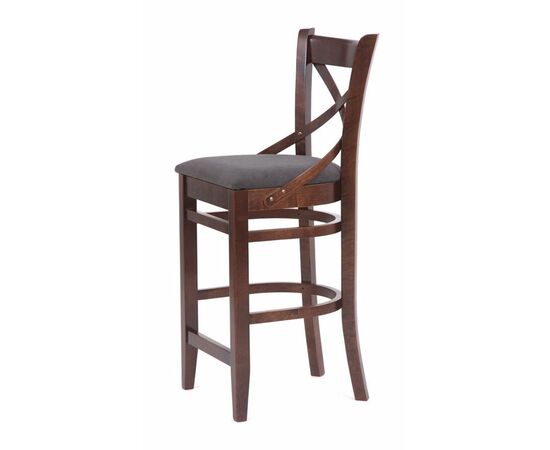 Стул барный "Хью" (темный тон/темно-серый М07), изображение 4 | Интернет магазин мебели и декора LifeDekor