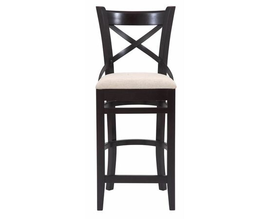 Стул барный "Хью" (венге/бежевый М02) | Интернет магазин мебели и декора LifeDekor