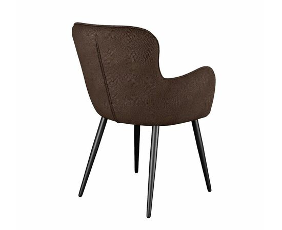 Стул DikLine 503 поворотный SB3 шоколад, ножки черные, изображение 2 | Интернет магазин мебели и декора LifeDekor