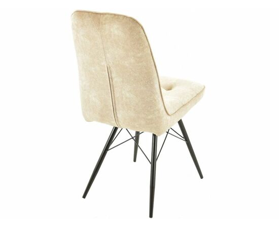 Стул «Бордо» Монолит беж, паук черный, изображение 7 | Интернет магазин мебели и декора LifeDekor