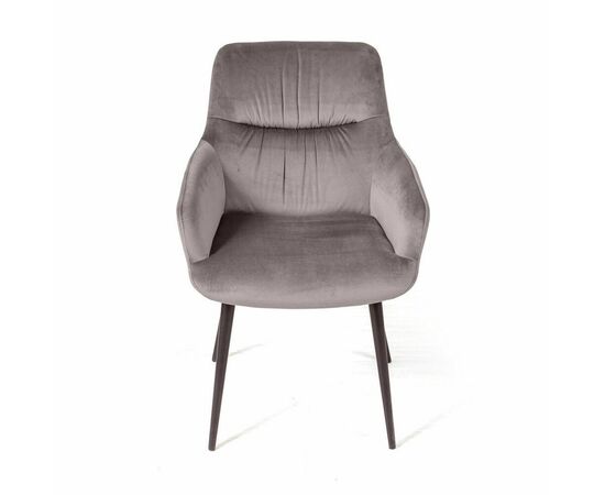 Стул Jordan, бархат светло-серый 26, опора конус, изображение 2 | Интернет магазин мебели и декора LifeDekor