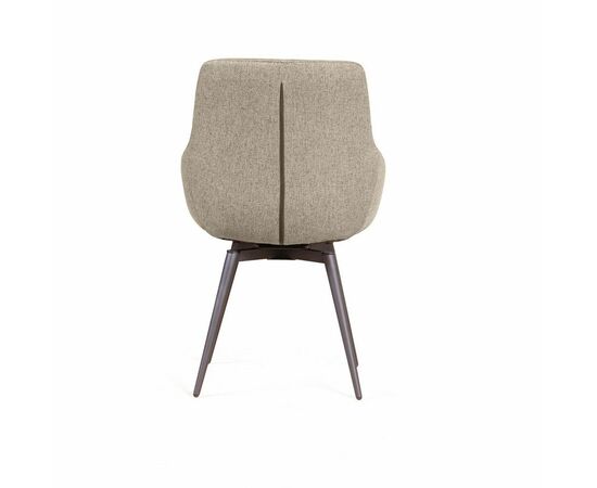 Стул Jordan поворотный 360 градусов, рогожка Wellton 912, изображение 5 | Интернет магазин мебели и декора LifeDekor