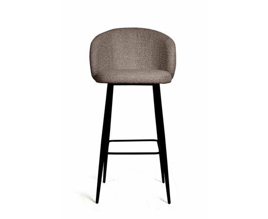 Стул полубарный Vito, букле коричневый / опора конус, изображение 2 | Интернет магазин мебели и декора LifeDekor