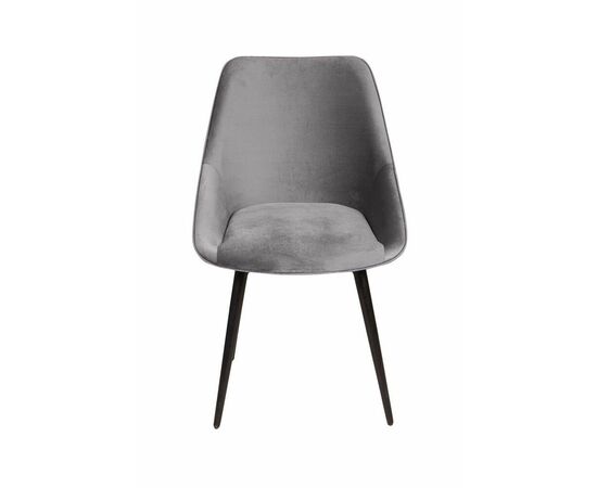 Стул Neo ромб, поворотный на 90 градусов, функция возврата, антишум, бархат серый 27/опора конус, изображение 2 | Интернет магазин мебели и декора LifeDekor