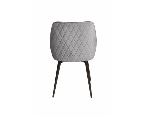 Стул Neo ромб, поворотный на 90 градусов, функция возврата, антишум, бархат серый 27/опора конус, изображение 5 | Интернет магазин мебели и декора LifeDekor