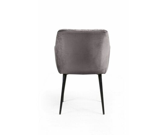 Стул Robert поворотный 90 градусов, функция возврата, антишум, бархат светло-серый 26, изображение 5 | Интернет магазин мебели и декора LifeDekor