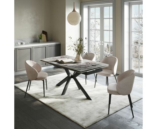 Стол раскладной Strong (120+30+30), керамика глянцевая Patagonia, изображение 4 | Интернет магазин мебели и декора LifeDekor