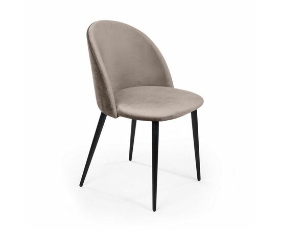 Стул Thomas, бархат пепельно-бежевый 25 | Интернет магазин мебели и декора LifeDekor