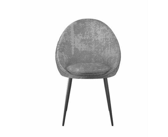 Стул DikLine 234 поворотный, M14 серый, ножки черные, изображение 2 | Интернет магазин мебели и декора LifeDekor