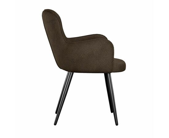 Стул DikLine 503 поворотный SB3 шоколад, ножки черные, изображение 4 | Интернет магазин мебели и декора LifeDekor