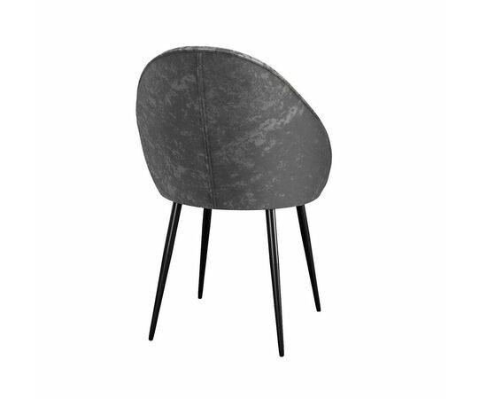 Стул DikLine 234 поворотный, M14 серый, ножки черные, изображение 4 | Интернет магазин мебели и декора LifeDekor