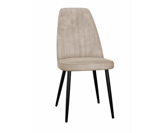 Стул DikLine 326 B03 BEIGE, ножки черные | Интернет магазин мебели и декора LifeDekor