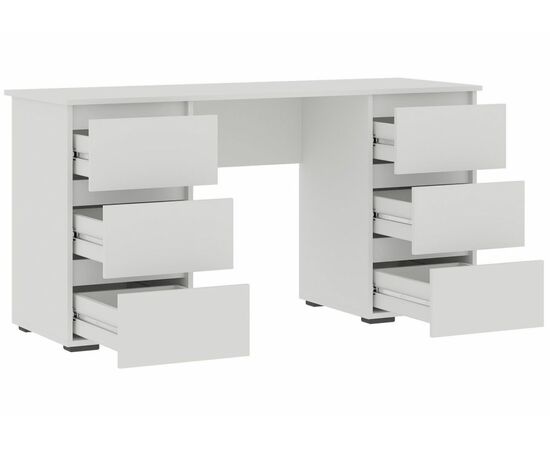 Компьютерный стол Элла ПС 02 белый / белый, изображение 2 | Интернет магазин мебели и декора LifeDekor