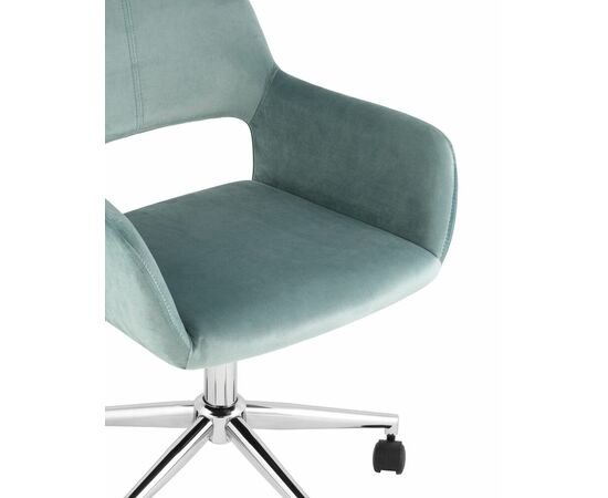 Кресло офисное ROSS велюр серо-зеленый, изображение 13 | Интернет магазин мебели и декора LifeDekor