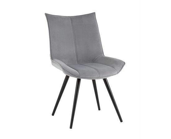 Стул вращающийся Робб велюр серый | Интернет магазин мебели и декора LifeDekor