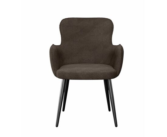 Стул DikLine 503 поворотный SB3 шоколад, ножки черные, изображение 3 | Интернет магазин мебели и декора LifeDekor