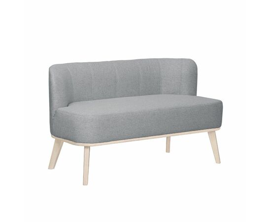 Диван Жирон ткань серый, каркас лак | Интернет магазин мебели и декора LifeDekor