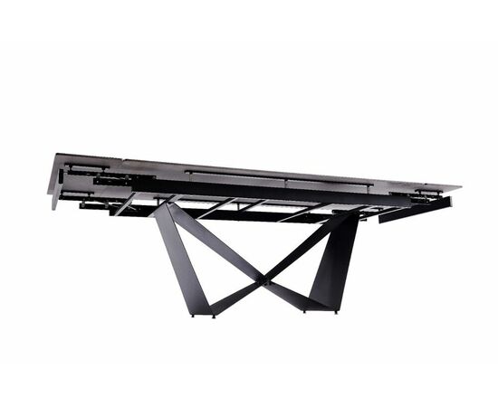 Стол керамический Persey 180-240*90*76 черный / опора черный металл, изображение 4 | Интернет магазин мебели и декора LifeDekor