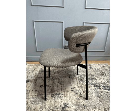 Дизайнерский стул Lory букле капучино, изображение 8 | Интернет магазин мебели и декора LifeDekor