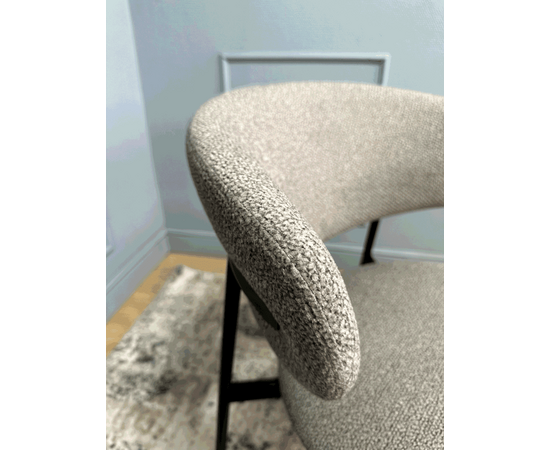Дизайнерский стул Lory букле капучино, изображение 11 | Интернет магазин мебели и декора LifeDekor