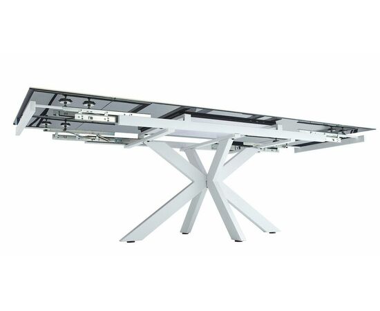 Стол керамический Moby160-240*90 белый глянец/белый, изображение 3 | Интернет магазин мебели и декора LifeDekor