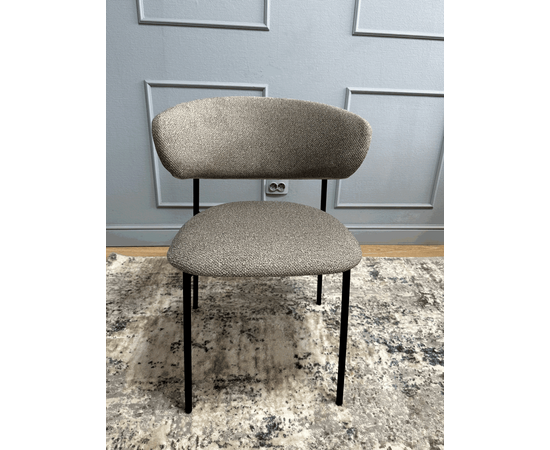 Дизайнерский стул Lory букле капучино, изображение 9 | Интернет магазин мебели и декора LifeDekor