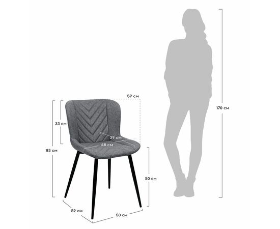 Стул Victory синий, изображение 8 | Интернет магазин мебели и декора LifeDekor