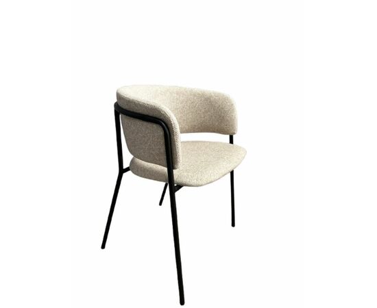 Дизайнерский стул Dragon букле латте, изображение 2 | Интернет магазин мебели и декора LifeDekor