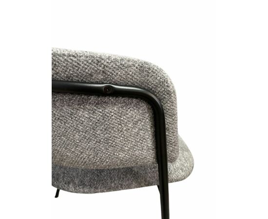 Дизайнерский стул Dragon букле серый, изображение 6 | Интернет магазин мебели и декора LifeDekor