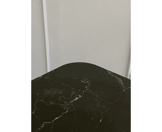 Стол керамический Vavilon 140-180*80*76 черный мрамор/черный, изображение 9 | Интернет магазин мебели и декора LifeDekor