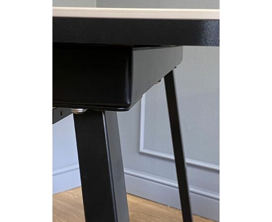 Стол керамический Vavilon 120-160*80*76 белый мрамор/черный, изображение 11 | Интернет магазин мебели и декора LifeDekor