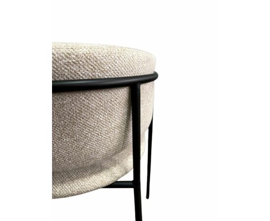 Дизайнерский стул Dragon букле латте, изображение 6 | Интернет магазин мебели и декора LifeDekor