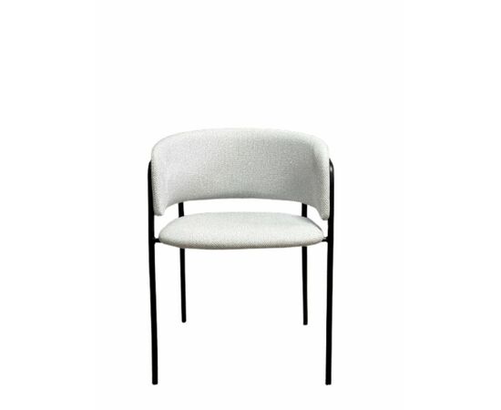 Дизайнерский стул Dragon букле светло-серый, изображение 5 | Интернет магазин мебели и декора LifeDekor