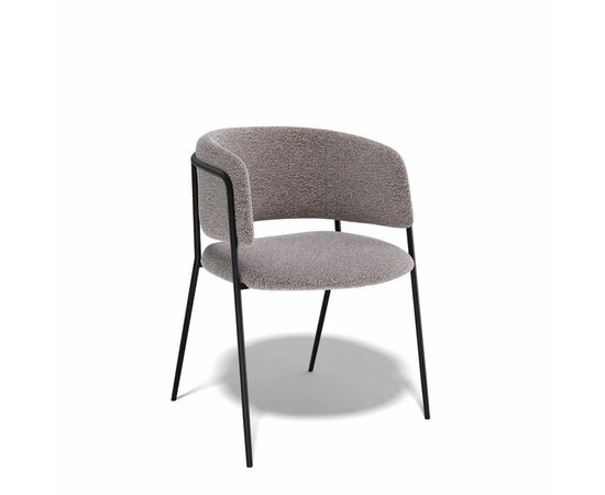 Дизайнерский стул Dragon букле капучино | Интернет магазин мебели и декора LifeDekor