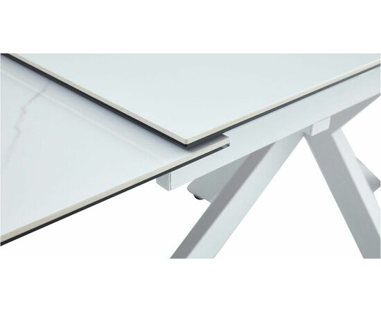 Стол керамический Moby160-240*90 белый глянец/белый, изображение 5 | Интернет магазин мебели и декора LifeDekor